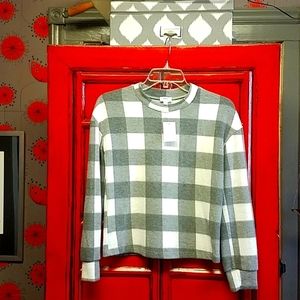 BKE Cropped cozy Top NWT